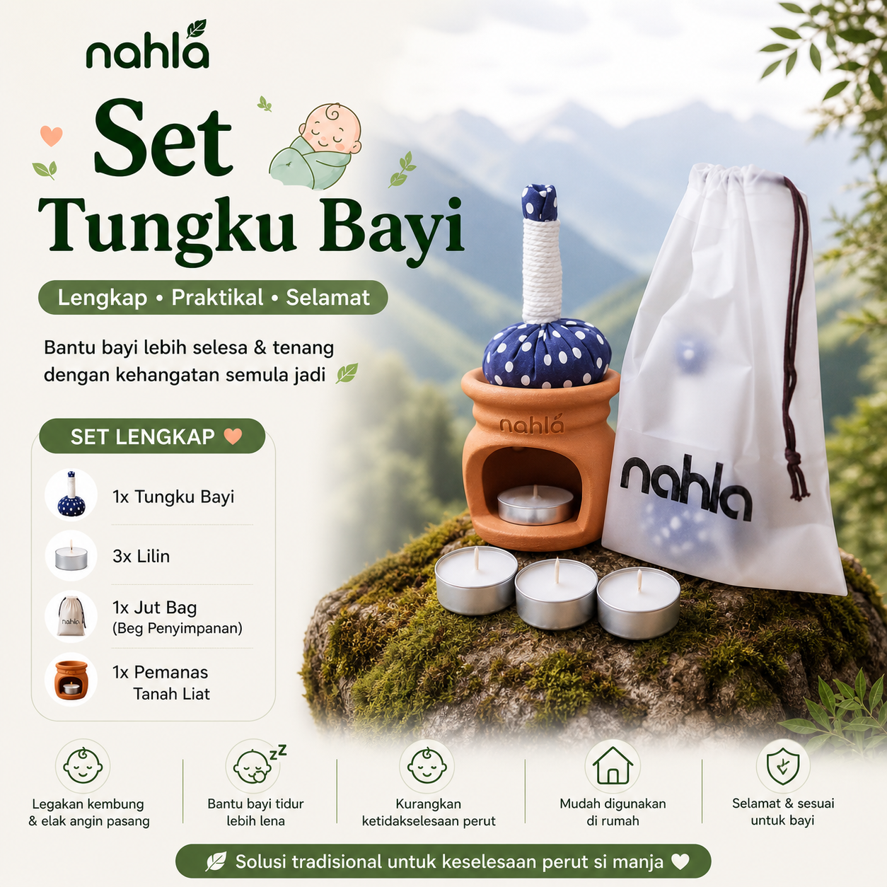 Set Tungku Bayi